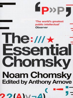 cover image of The Essential Chomsky